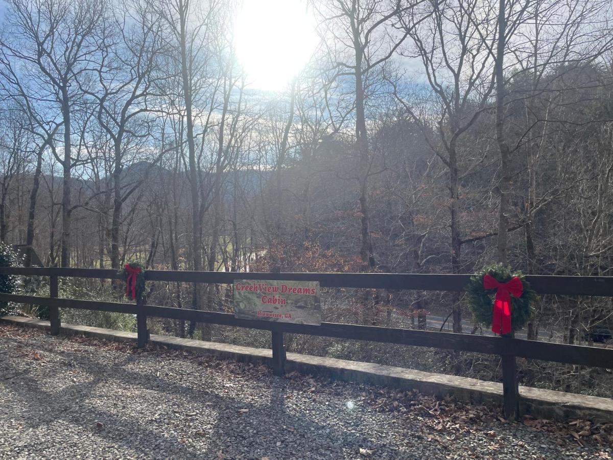 Cozy Creekfront Family Cabin-Pet Friendly -Gamerm-Hot Tub Hiawassee Zewnętrze zdjęcie
